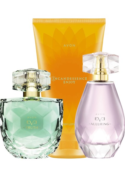 Eve Truth ve Eve Alluring Kadın Parfüm Enjoy Vücut Losyonu Paketi