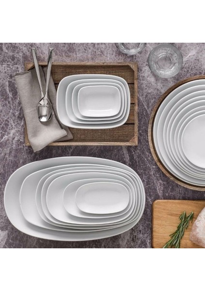Enternasyonel Beyaz Servis Tabağı 27 cm EO27DU00 modelleri