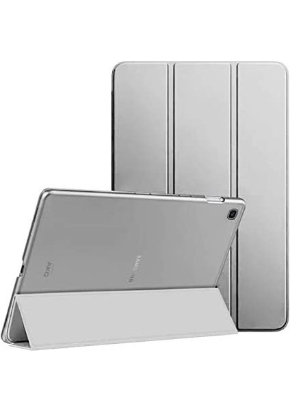 Samsung Galaxy Tab P610 P615 P617 10.4 Inç Yatay Standlı Uyku Modlu Smart Case Gri