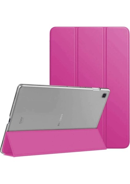 Samsung Galaxy Tab P610 P615 P617 10.4 Inç Yatay Standlı Uyku Modlu Smart Case Pembe