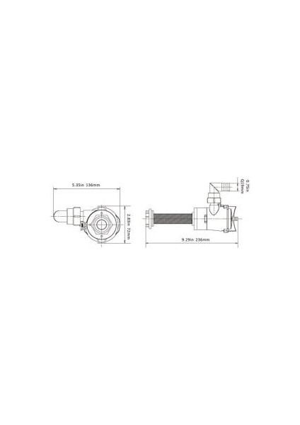 Seaflo SR12196 Dikey Livar Dalgıç Pompa 12 Volt 800 Gph