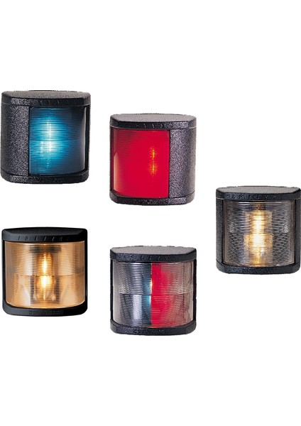 Klasik LED 20 Iskele/sancak Feneri 225°, 12-24V, (Siyah Gövde)