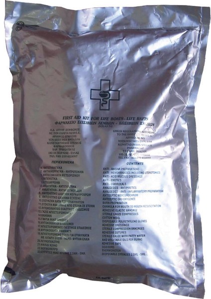 Ilk Yardım Çantası Solas 74, Cansalları ve Filikalar Için