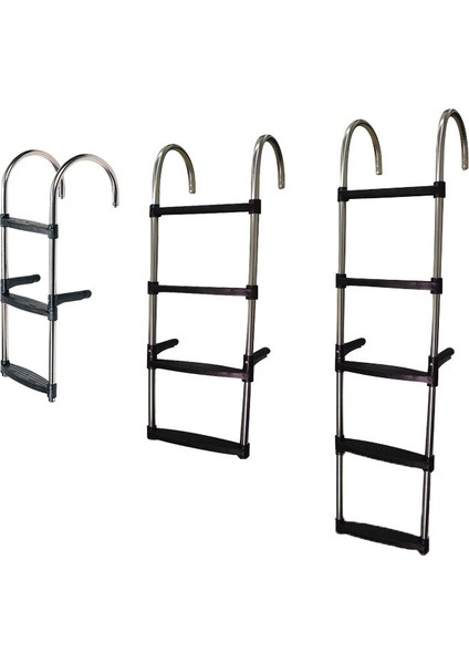 Krom Merdiven 3 Basamaklı