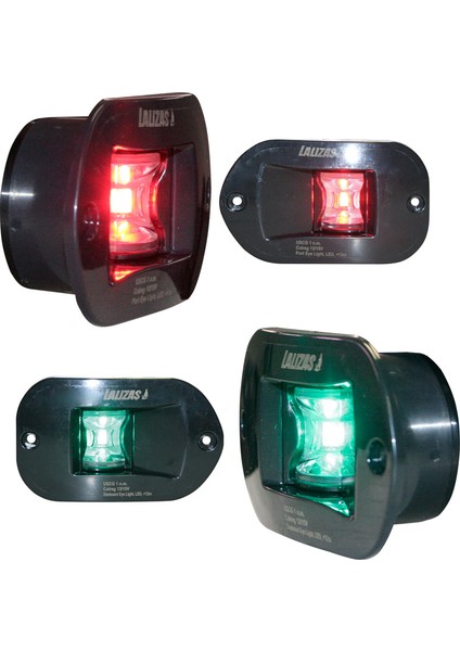 Fos LED 12 Iskele&sancak Feneri, Gömme Yüzey Monte, 112,5° Beyaz
