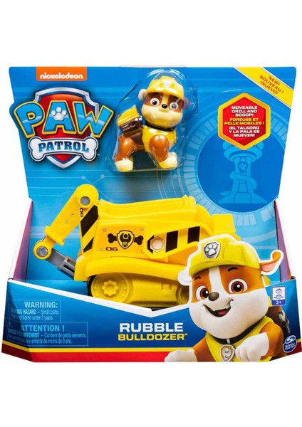 Spin Master Paw Patrol Görev Aracı ve Kahraman Seti - Rubble