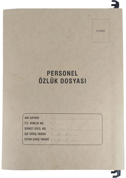 KOD:222 Askılı Kraft Personel Özlük Dosyası Tekli