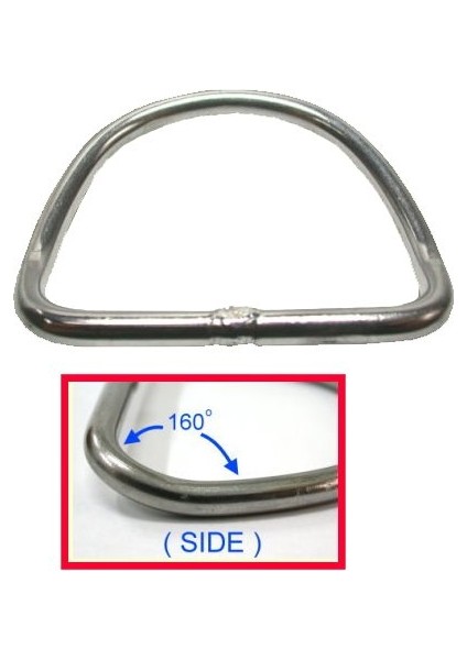 D-Rıng Açılı Sd2 Paslanmaz Çelik 5MMX50MM