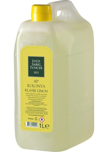 Klasik Limon Kolonyası 1 Lt