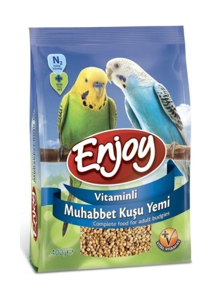 Garden Mix Enjoy Vitaminli Muhabbet Kuş Yemi 400GR