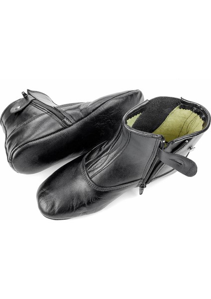 Hakiki Dana Derisi Kalın Tabanlı Mest – Astarlı, Fermuarlı ve Lastikli modelleri