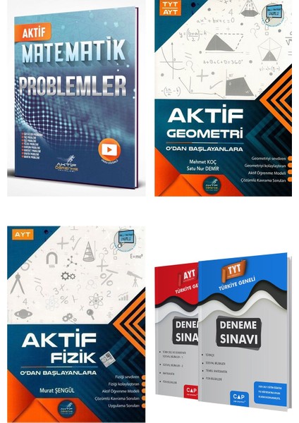 Problemler + TYT AYT Geometri + AYT Fizik 0'dan Başlayanlar