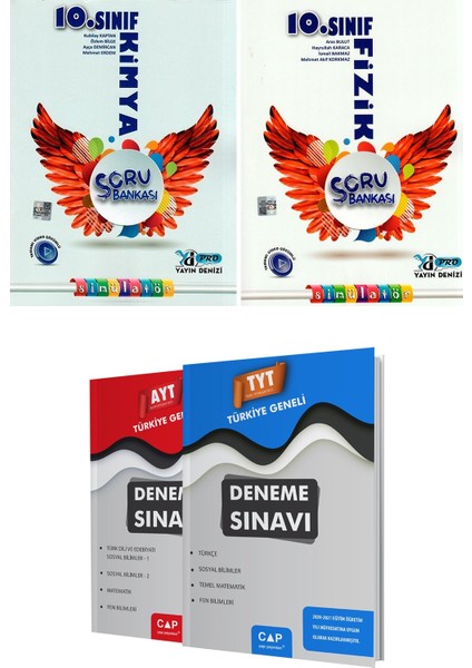 10.Sınıf Kimya + Fizik Pro Soru Bankası Seti