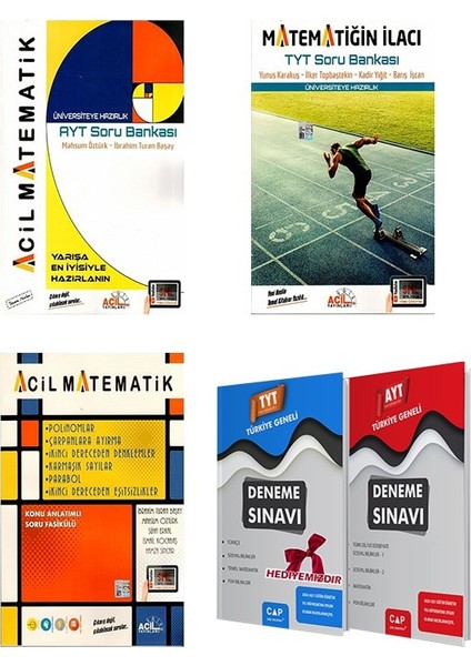 AYT Matematik S.bankası + TYT Matematiğin İlacı + Polinomlar
