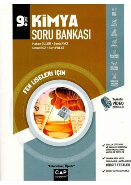 9. Sınıf Fen Lisesi Kimya Soru Bankası