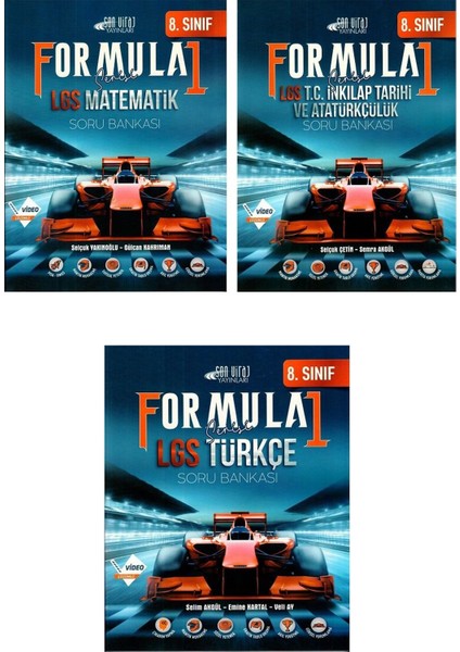 Son Viraj Formula Lgs Matematik + Türkçe + Inkılap Soru Bankaları