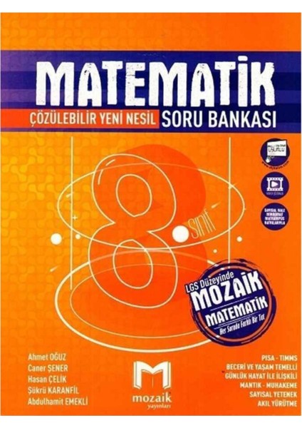 Mozaik Yayınları 8. Sınıf Matematik Soru Bankası