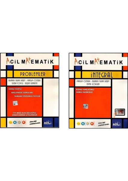 Matematik Problemler + İntegral 2'li Set Yeni 2020
