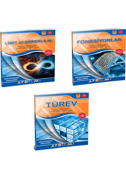 Limit ve Süreklilik + Fonksiyonlar + Türev 3'Lü Set