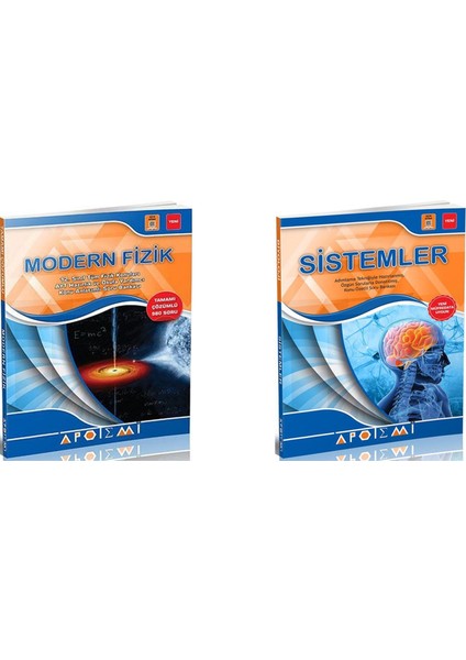 Modern Fizik + Sistemler Konu Özetli Soru Bankası 2 'Li Set