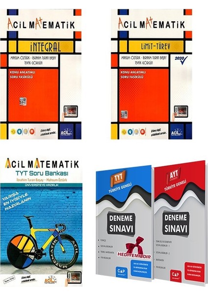 Matematik İntegral + Limit Türev + TYT Matematik Soru Bankası