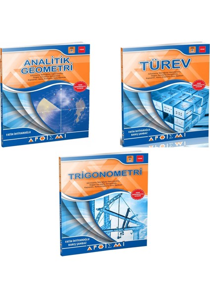 Analitik Geometri + Trigonometri + Türev 3'Lü Set