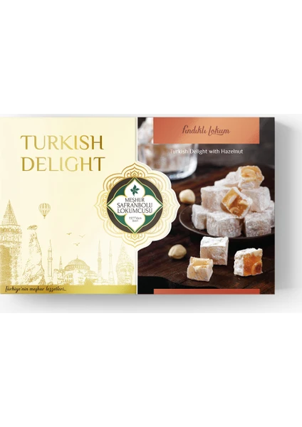 Meşhur Safranbolu Lokumcusu Fındıklı Lokum 400 gr