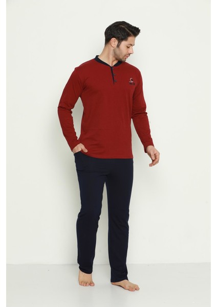 Modella Life Erkek Uzun Kollu Yaka Düğmeli ve Cepli Pijama Takım 2388 fiyatları