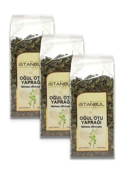 Istanbul Baharat Oğul Otu (Melisa Otu) Yaprağı 3 x 50 gr