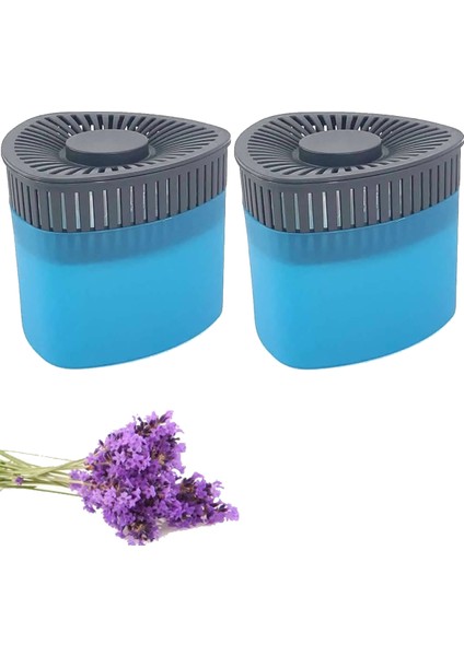 2 Adet Lavanta Nem Alıcılı ve Rutubet Giderici Üçgen Aparat 500 gr