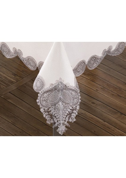 Verna Masa Örtüsü 26 Parça Krem Silver fırsatları