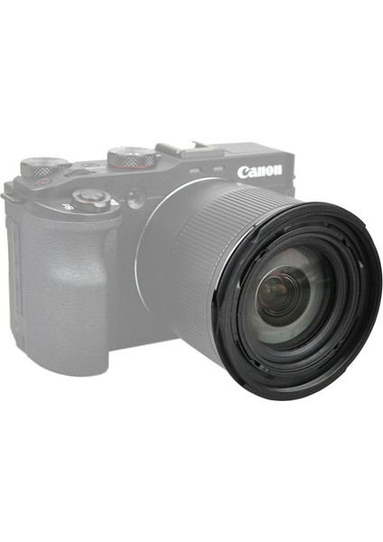 Canon Powershot G3 x Için FA-DC67B Adaptör + LH-DC100 Parasoley