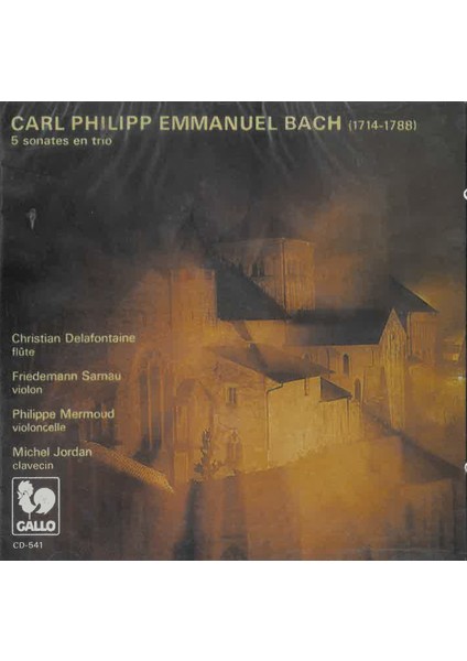 Carl Phılıpp Emmanuel Bach (1714-1788) - CD