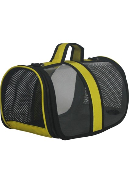 Kedi Taşıma Çantası Evcil Hayvan Seyahat Kedi Sırt Çantası Flybag Sarı