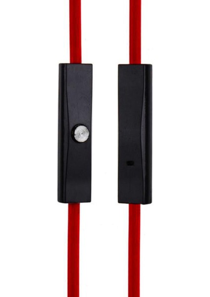 Mikrofonlu Çift Taraflı Aux Kablosu 3.5 mm Altın Uçlu Jak - 120 cm Kırmızı - AL2455 fiyatları