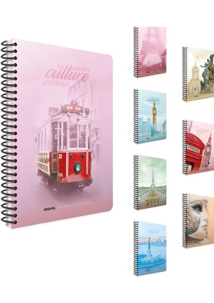 Megapol Spiralli Defter 17 x 24 cm fiyatları