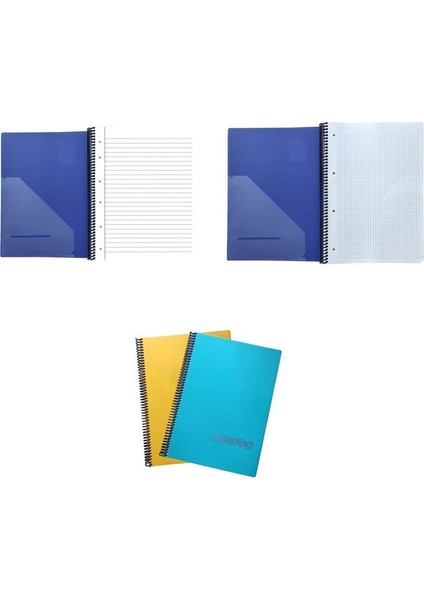 Chromo Sip Pp Kapak 80 Yaprakdefter A4 1 Çizgili + 1 Kareli