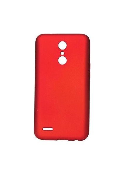 Lg K8 Kılıf Maximum Kamera Korumalı Mat Soft Silikon Kılıf Kırmızı