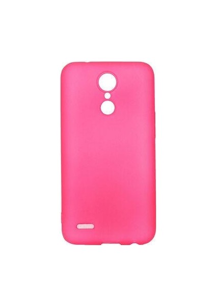 Lg K8 Kılıf Maximum Kamera Korumalı Mat Soft Silikon Kılıf Pembe