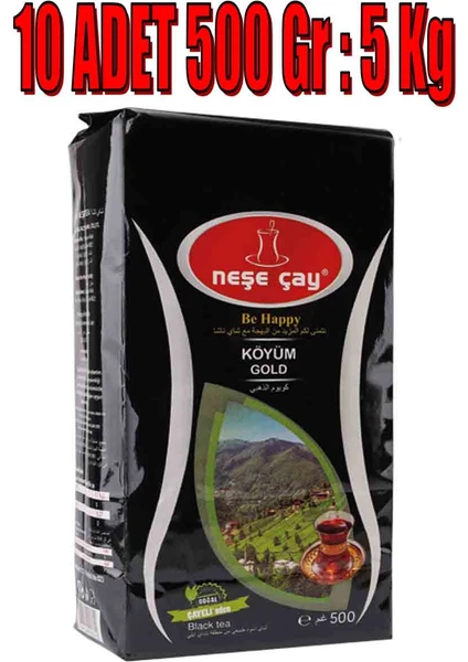 Neşe Çay Köyüm Gold 500 gr x 10 Adet