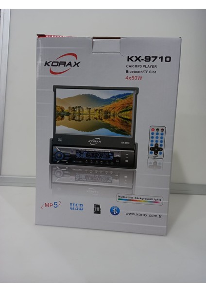 KX-9710 Oto Teyp 7 Inçh Indash USB Bluetooth Play Oto Teyp