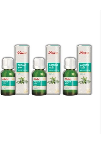 Adaçayı Yağı (Acı Elma) 20 ml 3'lü