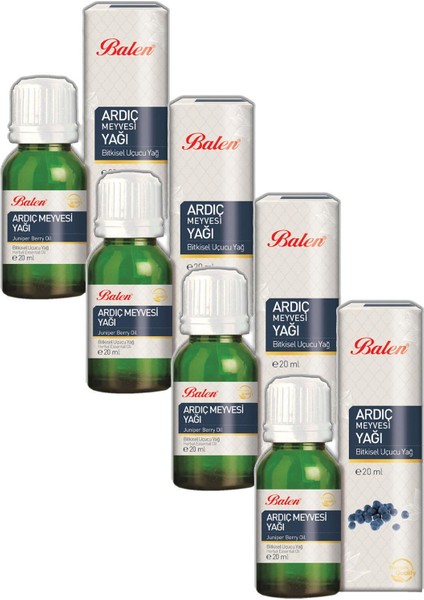 Ardıç Meyvesi Yağı 20 ml 4'lü