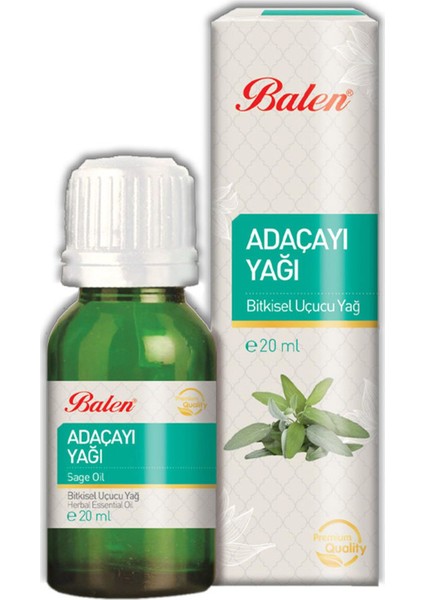Adaçayı Yağı (Acı Elma) 20 ml 4'lü