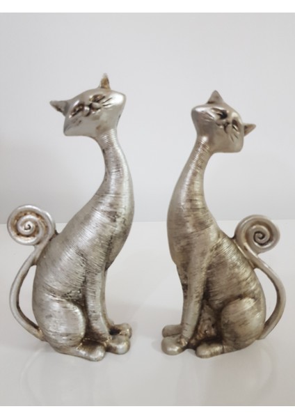 Morzahome 2li Biblo Kedi Figürlü