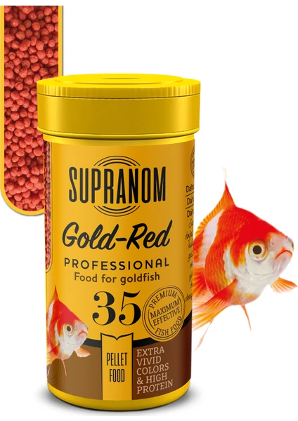 Japon Balık Yemi Gold-Red Pellet Food 100ML (35)