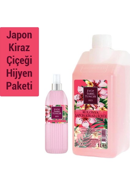 Japon Çiçeği Kirazı Hijyen Seti 1 Lt Japon Kiraz Çiçeği + 150 Japon Kiraz Çiçeği