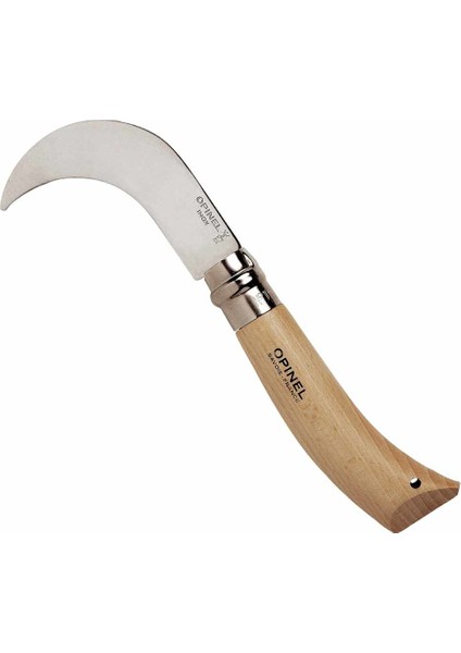 No 10 Inox Kayın Saplı Paslanmaz Çelik Bag Çakısı