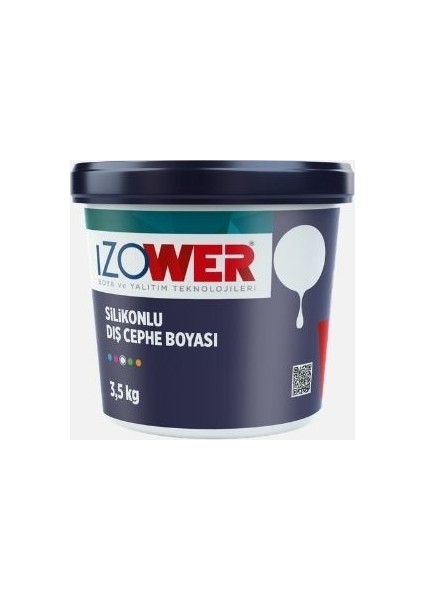 Izower Silikonlu Dış Cephe Boyası - Krater 20 ( 3.5 kg )