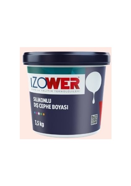 Izower Silikonlu Dış Cephe Boyası - Pamuk Şekeri 10 ( 3.5 kg )